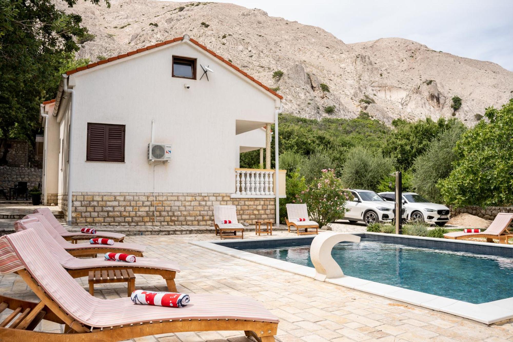 Villa Pag Dubrava Relax With Pool Bosana Ngoại thất bức ảnh