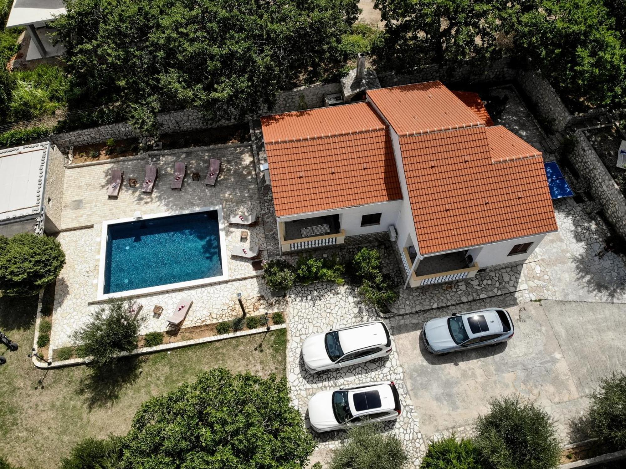 Villa Pag Dubrava Relax With Pool Bosana Ngoại thất bức ảnh